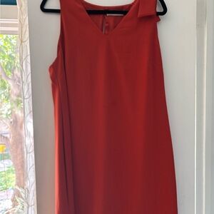 Elegant Red Sleeveless Dress